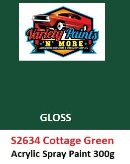S2634 Cottage GREEN Acrylic Touch Up Paint 300 Grams