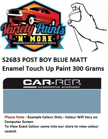 S26B3 POST BOY BLUE MATT Enamel Touch Up Paint 300 Grams