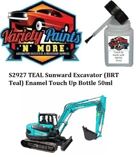 S2927 TEAL Sunward Excavator (BRT Teal) Enamel Touch Up Bottle 50ml