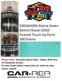 S3016AGRN Alpine Green Detroit Diesel GOSS Enamel Touch Up Paint 300 Grams