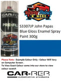 S3307JP John Papas Blue Gloss Enamel Spray Paint 300g 