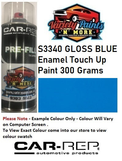 S3340 GLOSS BLUE Enamel Touch Up Paint 300 Grams