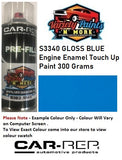 S3340 GLOSS BLUE Engine Enamel Touch Up Paint 300 Grams