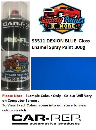 S3511 DEXION BLUE  Gloss Enamel Spray Paint 300g