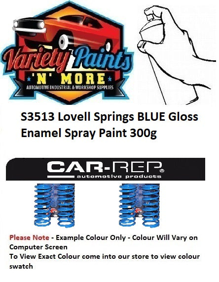 S3513 Lovell Springs BLUE Gloss Enamel Spray Paint 300g