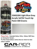 S3602LBG Light Blue Grey Acrylic SATIN Touch Up Paint 300 Grams