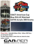S36C7 Americas Cup Blue DULUX Matched SATIN Acrylic 300 Grams