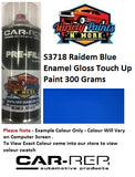 S3718 Raidem Blue Enamel Gloss Touch Up Paint 300 Grams 