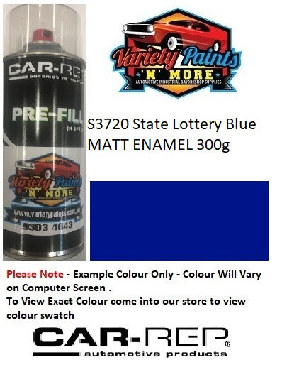 S3720 State Lottery Blue MATT Enamel 300g