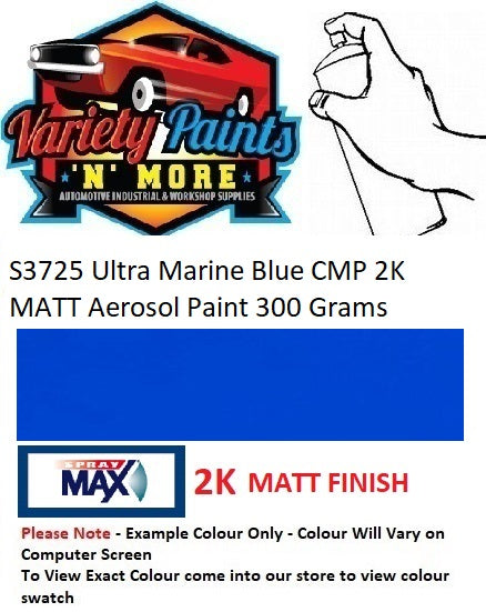 S3725 Ultra Marine Blue CMP 2K MATT Aerosol Paint 300 Grams