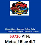 S3726 PTE METCALF BLUE Valspar Industrial Enamel TB300 4 Litres 