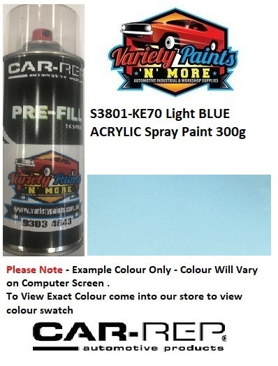 S3801-KE70 Light BLUE ACRYLIC Spray Paint 300g