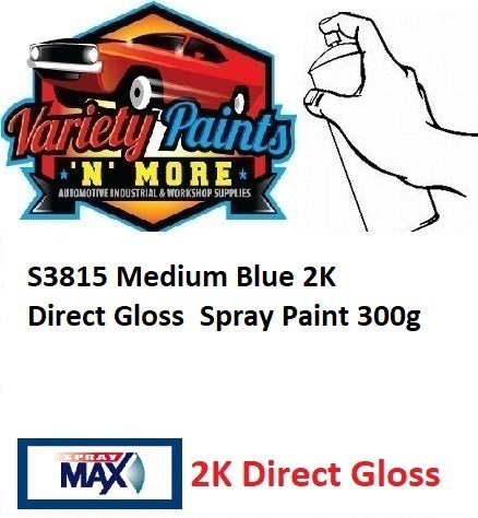 S3815 Medium Blue 2K Direct Gloss  Spray Paint 300g 