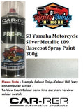 S3 Yamaha Motorcycle Silver Metallic 189 Basecoat Spray Paint 300g
