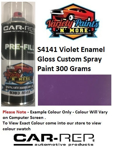 S4141 Violet Enamel Gloss Custom Spray Paint 300 Grams