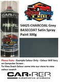 S4425 CHARCOAL Grey BASECOAT Satin Spray Paint 300g