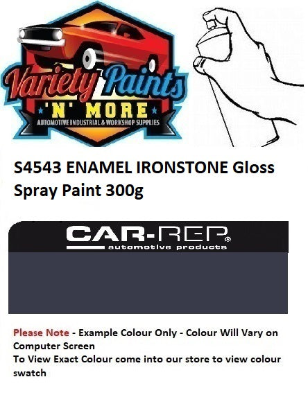 S4543 ENAMEL IRONSTONE Gloss Spray Paint 300g
