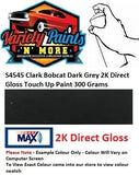 S4545 Clark Bobcat Dark Grey 2K Direct Gloss Touch Up Paint 300 Grams