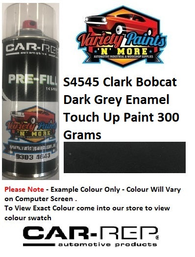 S4545 Clark Bobcat Dark Grey Enamel Touch Up Paint 300 Grams