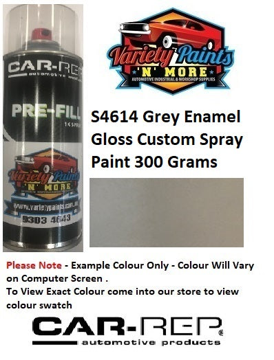S4614 Grey Enamel Gloss Custom Spray Paint 300 Grams 