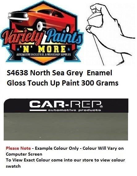 S4638 North Sea Grey Enamel Gloss Touch Up Paint 300 Grams