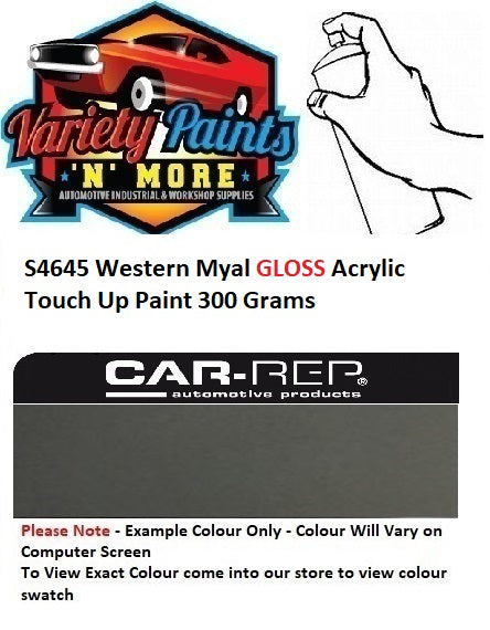 S4645 Western Myal GLOSS Acrylic Touch Up Paint 300 Grams