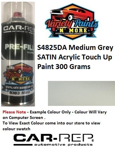 S4825DA Medium Grey SATIN Acrylic Touch Up Paint 300 Grams