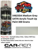 S4825DA Medium Grey SATIN Acrylic Touch Up Paint 300 Grams