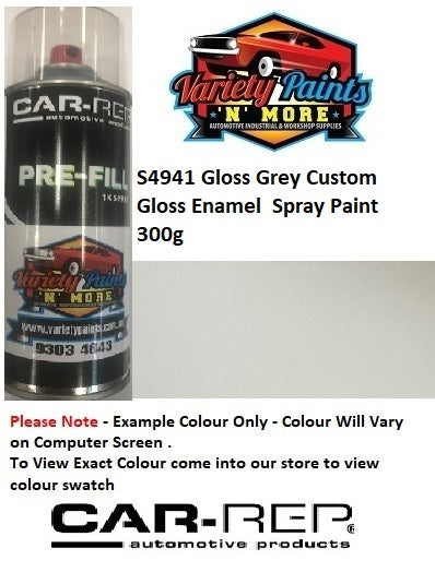 S4941 Gloss Grey Custom Gloss Enamel  Spray Paint 300g