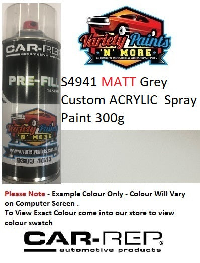 S4941 Matt Grey Custom ACRYLIC  Spray Paint 300g