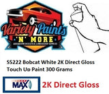 S5222 Bobcat White 2K Direct Gloss Touch Up Paint 300 Grams