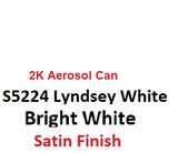 Variety Paints Lindsey White S5224 SATIN 2K Aerosol Paint 300 Grams 
