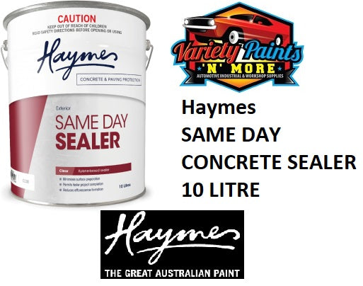 Haymes SAME DAY CONCRETE SEALER 10 LITRE