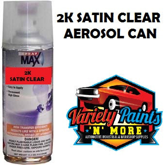 70% Satin Clear 2K Spraymax Aerosol 300 Grams