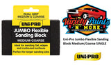 Uni-Pro Jumbo Flexible Sanding Block Medium/Coarse SINGLE