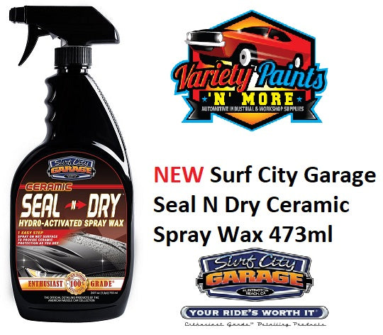 Surf City Garage Seal N Dry Ceramic Spray Wax 473ml