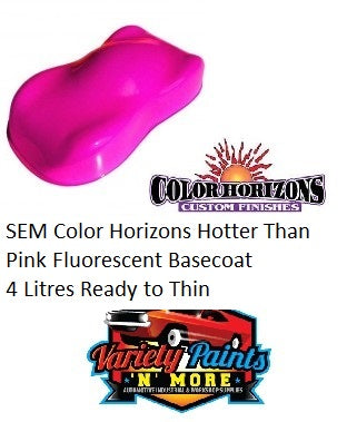 SEM Color Horizons Hotter Than Pink Fluorescent Basecoat 4 Litres