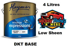 Haymes DKT Ultra Premium Acrylic Interior Expressions Low Sheen White 4 Litre