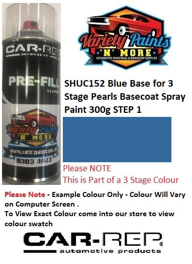 SHUC152 Blue Base for 3 stage pearls Basecoat Spray Paint 300g