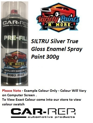 SILTRU Silver True Gloss Enamel Spray Paint 300g
