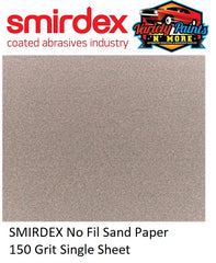 SMIRDEX No Clog Sand Paper 150 Grit Single Sheet