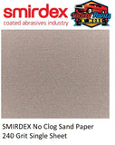 Smirdex  No Clog Sand Paper 240 Grit Single Sheet