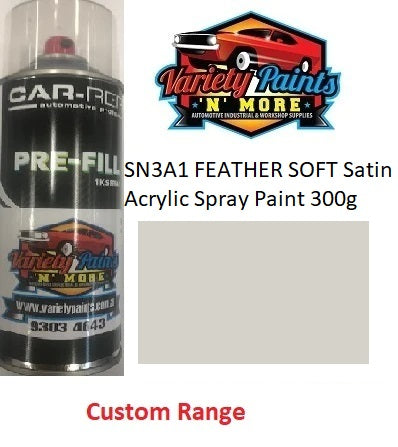 SN3A1 FEATHER SOFT Satin Acrylic Spray Paint 300g