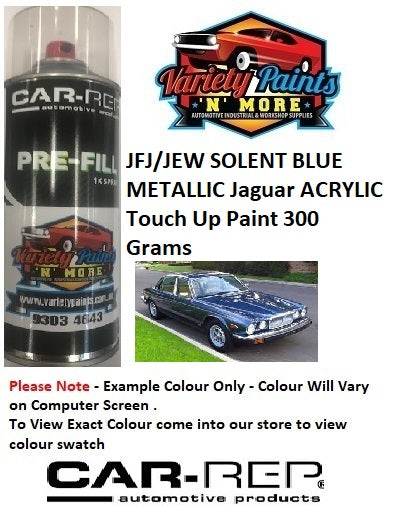 JFJ/JEW SOLENT BLUE METALLIC Jaguar ACRYLIC Touch Up Paint 300 Grams
