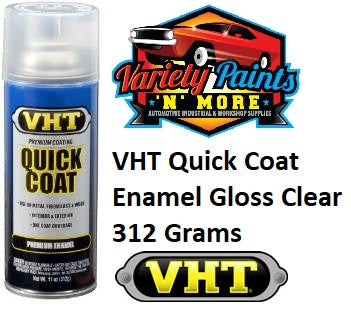 VHT Quick Coat Enamel Gloss Clear 312 Grams SP515 **
