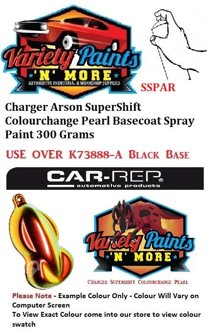 Charger Arson SuperShift Colourchange Pearl Basecoat Spray Paint 300 Grams 1IS 48A