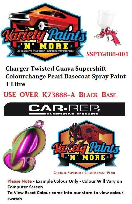 Charger Twisted Guava Supershift Colourchange Pearl Basecoat Spray Paint 1 Litre