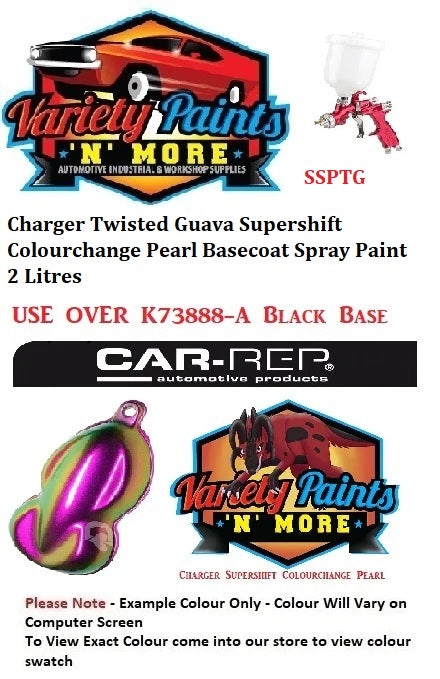 Charger Twisted Guava Supershift Colourchange Pearl Basecoat Spray Paint 2 Litres