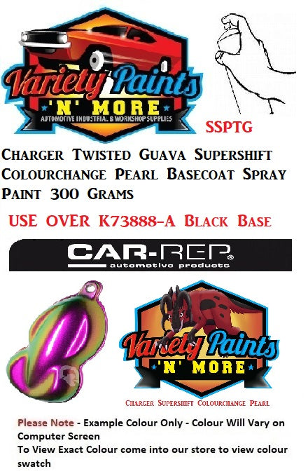Charger Twisted Guava Supershift Colourchange Pearl Basecoat Spray Paint 300 Grams