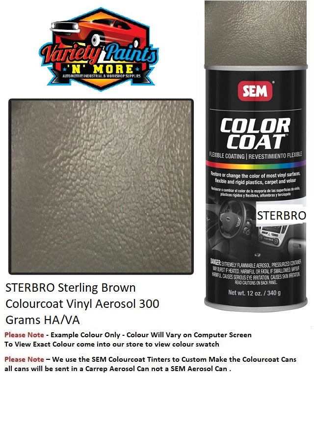 STERBRO Sterling Brown Colourcoat Vinyl Aerosol 300 Grams